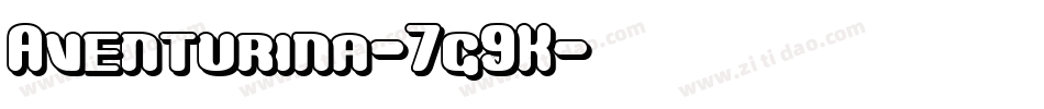 Aventurina-7g9K字体转换