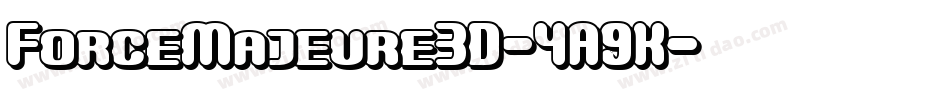 ForceMajeure3D-4A9K字体转换