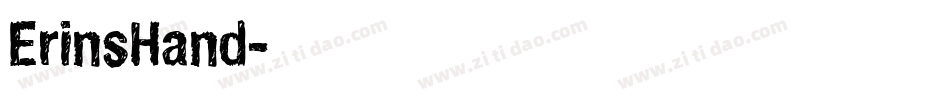ErinsHand字体转换
