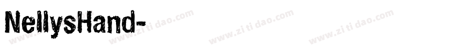 NellysHand字体转换