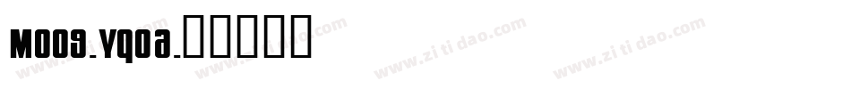 Moog-Yq0a字体转换