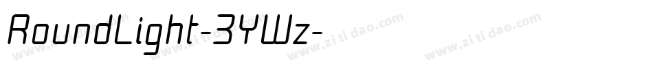 RoundLight-3YWz字体转换