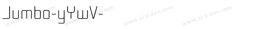 Jumbo-yYwV字体转换