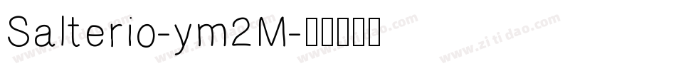 Salterio-ym2M字体转换