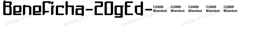 Beneficha-2OgEd字体转换