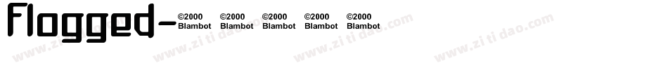 Flogged字体转换