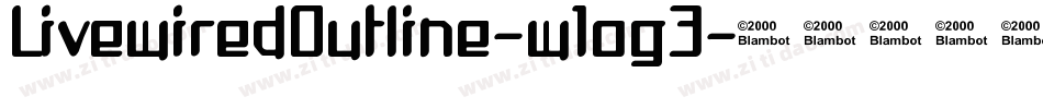 LivewiredOutline-w1og3字体转换