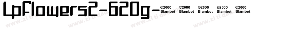 Lpflowers2-62Og字体转换