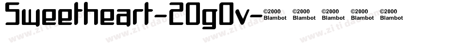 Sweetheart-2OgOv字体转换