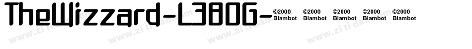 TheWizzard-L38OG字体转换