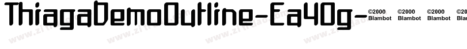 ThiagaDemoOutline-Ea4Og字体转换