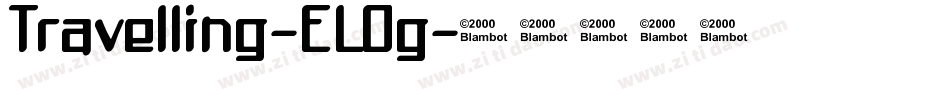 Travelling-ELOg字体转换