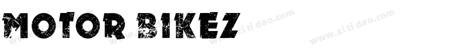 Motor-Bikez字体转换