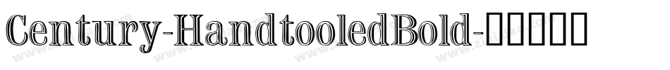 Century-HandtooledBold字体转换