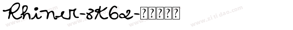 Rhiner-8K62字体转换