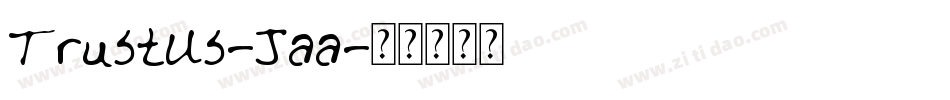 TrustUs-Jaa字体转换