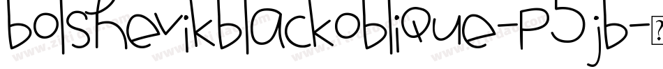 BolshevikBlackOblique-P5jB字体转换