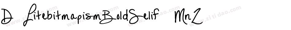 D3LitebitmapismBoldSelif-8MnZ字体转换