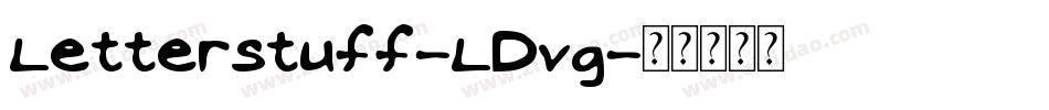 Letterstuff-LDvg字体转换