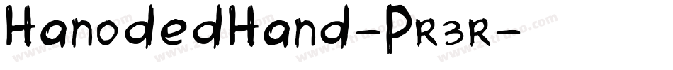 HanodedHand-Pr3r字体转换