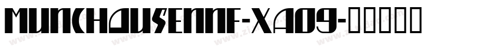 Munchausennf-XAO9字体转换