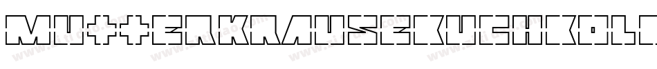 MutterKrauseBuchBold-mKMv字体转换