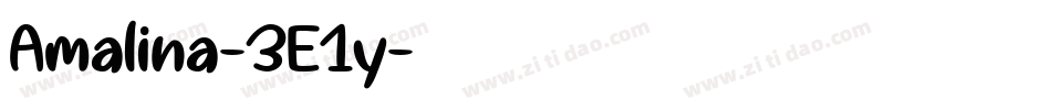 Amalina-3E1y字体转换