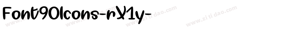 Font90Icons-rX1y字体转换