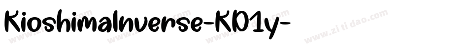 KioshimaInverse-KD1y字体转换