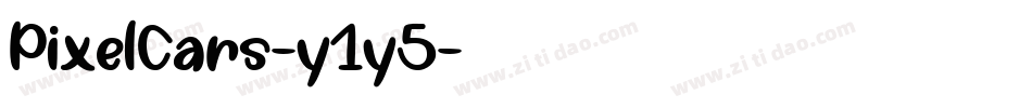 PixelCars-y1y5字体转换