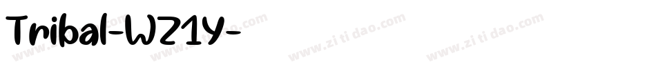 Tribal-WZ1Y字体转换