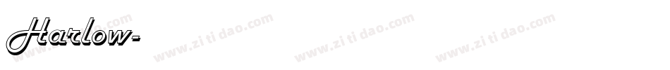 Harlow字体转换