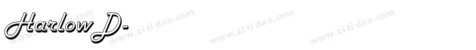 HarlowD字体转换
