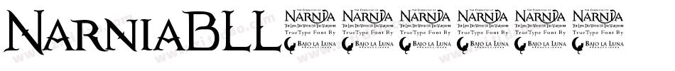 NarniaBLL字体转换
