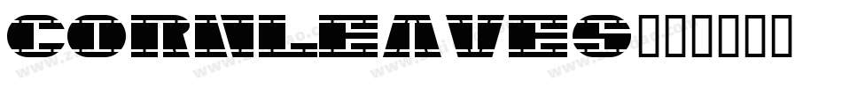 Cornleaves字体转换