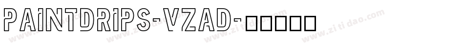 Paintdrips-vZaD字体转换