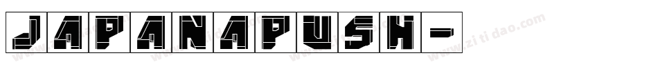 Japanapush字体转换
