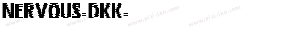Nervous-dKK字体转换