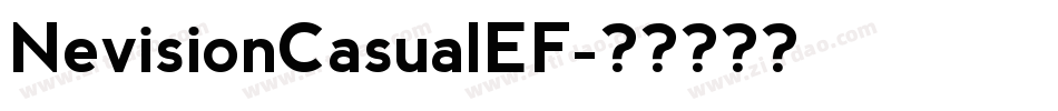 NevisionCasualEF字体转换