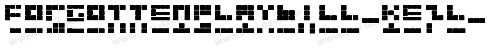 Forgottenplaybill-KEZl字体转换 Forgottenplaybill-KEZl字体转换