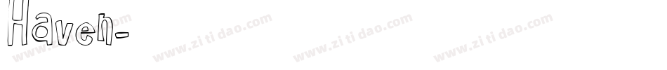 Haven字体转换
