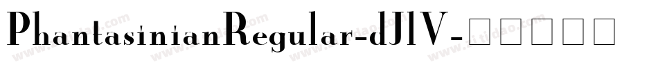 PhantasinianRegular-dJlV字体转换