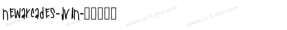 Newarcades-JVln字体转换