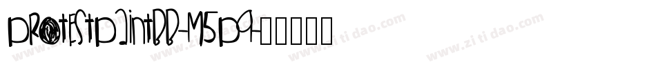 ProtestpaintBb-m5P9字体转换