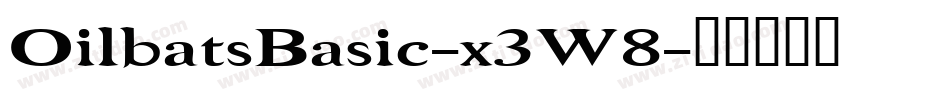 OilbatsBasic-x3W8字体转换