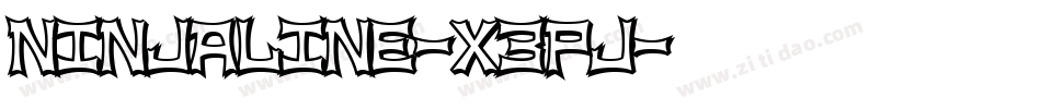 Ninjaline-x3Pj字体转换