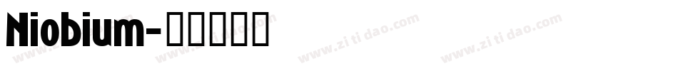 Niobium字体转换