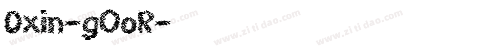 Oxin-g0oR字体转换