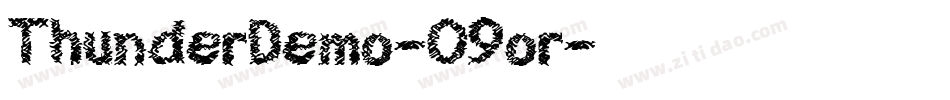 ThunderDemo-09or字体转换