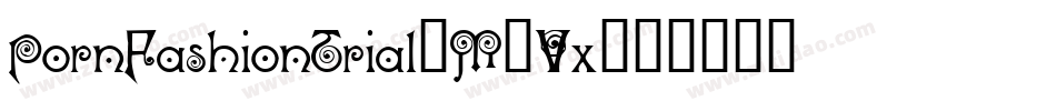 PornFashionTrial-M3Vx字体转换